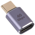 محول USB-C / Type-C ذكر إلى أنثى بسرعة 40Gbps، Type-C 4.0 ذكر إلى أنثى