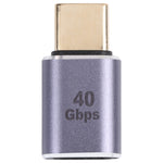 محول USB-C / Type-C ذكر إلى أنثى بسرعة 40Gbps، Type-C 4.0 ذكر إلى أنثى