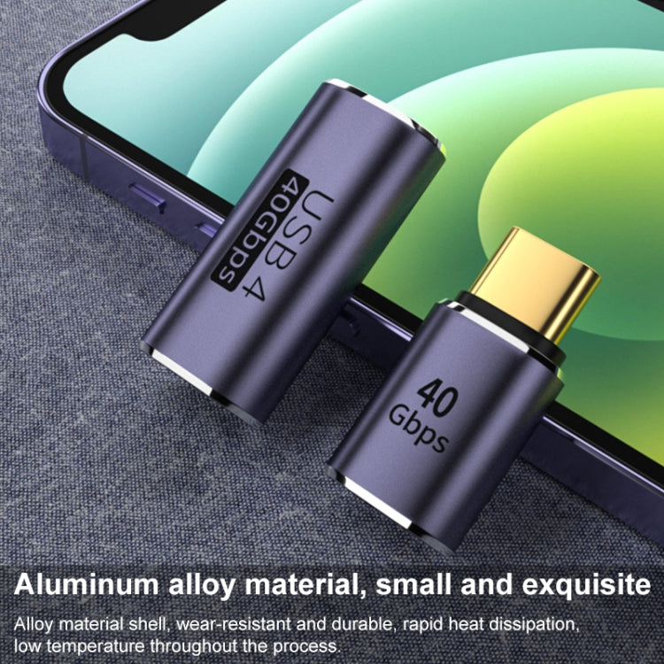 محول USB-C / Type-C ذكر إلى أنثى بسرعة 40Gbps، Type-C 4.0 ذكر إلى أنثى