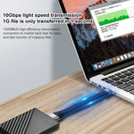 كابل شحن سريع مسطح ناعم USB ذكر إلى USB أنثى بسرعة 10Gbps لمزامنة البيانات، USB ذكر إلى USB أنثى