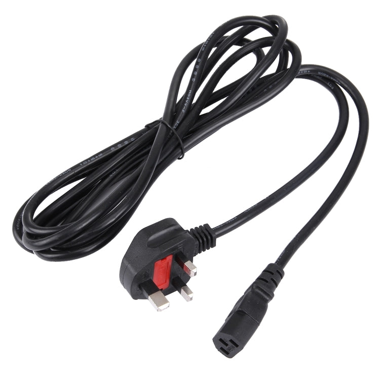 كابل طاقة بمقبس بريطاني BS-1363/A LP-60L إلى C13 مع فيوز لأجهزة الكمبيوتر والطابعات والماسحات الضوئية، الطول: 3 أمتار