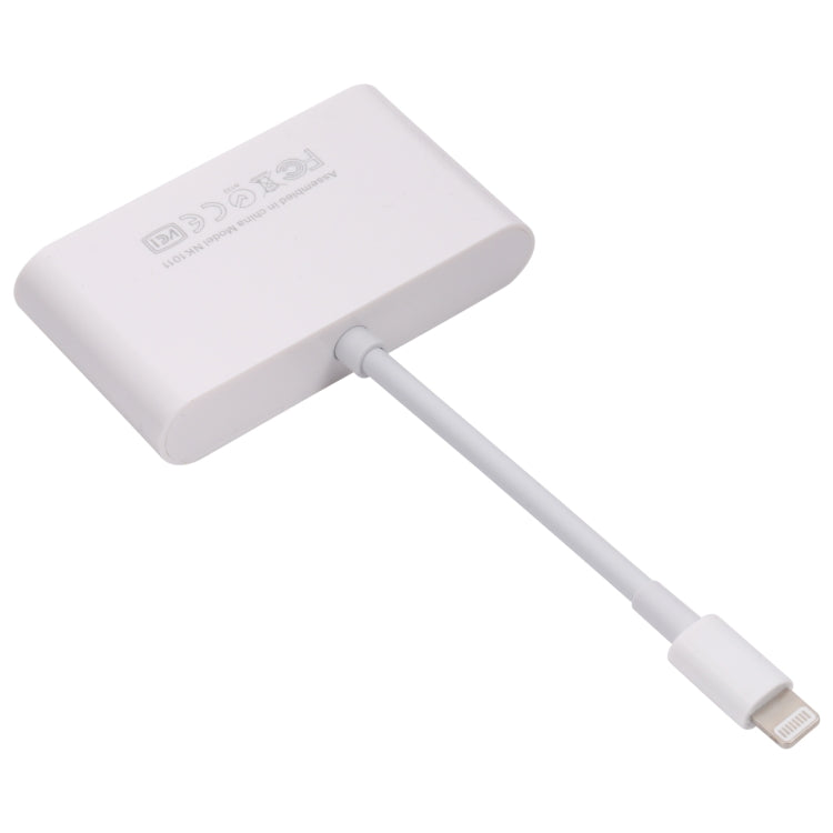 قارئ بطاقات 3 في 1 CF / TF / SD لأجهزة 8 دبابيس NK-1011، NK-1011