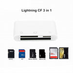 قارئ بطاقات 3 في 1 CF / TF / SD لأجهزة 8 دبابيس NK-1011، NK-1011
