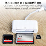قارئ بطاقات 3 في 1 CF / TF / SD لأجهزة 8 دبابيس NK-1011، NK-1011