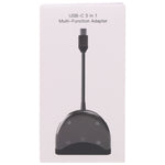 محول NK-3039 5 في 1 USB-C / Type-C ذكر إلى فتحة بطاقة TF / SD + 3 منافذ USB أنثى، NK-3039
