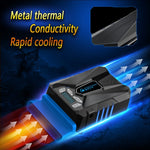مروحة تبريد محمولة للابتوب Ice Troll 5 COOLCOLD، مبرد هواء قابل لتعديل السرعة، أداء عالي، تحكم USB 5V (أسود)، USB 5V (أبيض)
