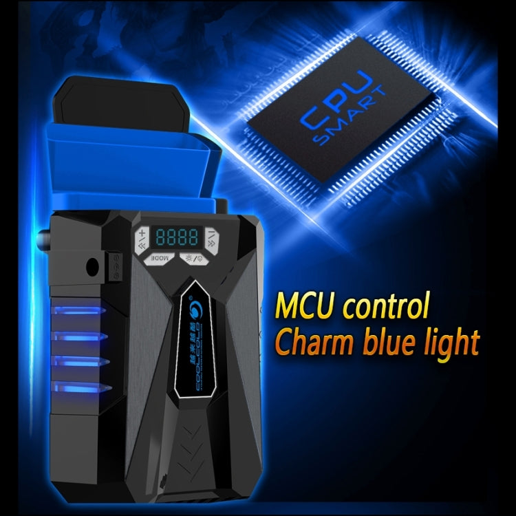 مروحة تبريد محمولة للابتوب Ice Troll 5 COOLCOLD، مبرد هواء قابل لتعديل السرعة، أداء عالي، تحكم USB 5V (أسود)، USB 5V (أبيض)