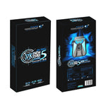 مروحة تبريد محمولة للابتوب Ice Troll 5 COOLCOLD، مبرد هواء قابل لتعديل السرعة، أداء عالي، تحكم AC 220V (أسود)