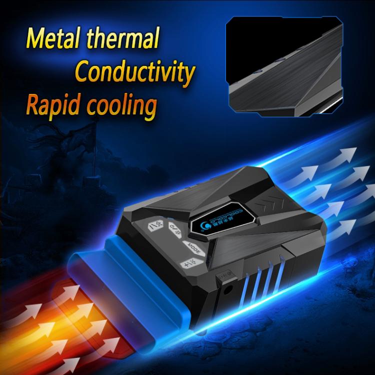 مروحة تبريد محمولة للابتوب Ice Troll 5 COOLCOLD، مبرد هواء قابل لتعديل السرعة، أداء عالي، تحكم AC 220V (أسود)