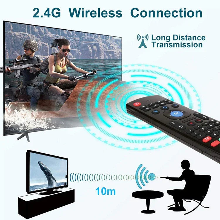 جهاز تحكم عن بعد MX3-L إصدار قياسي 2.4GHz فأرة جوية لاسلكية، إصدار قياسي