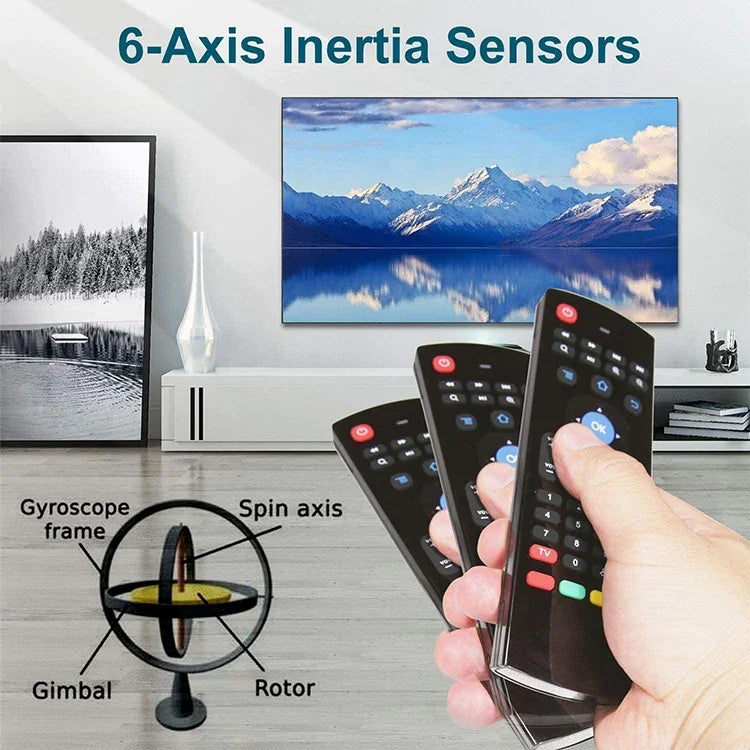 جهاز تحكم عن بعد MX3-L إصدار قياسي 2.4GHz فأرة جوية لاسلكية، إصدار قياسي