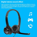 سماعة رأس سلكية Logitech H390 USB ستيريو مع ميكروفون لإلغاء الضوضاء