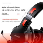 سماعة رأس ألعاب سلكية YINDIAO Q2 مع ميكروفون، النسخة: مزدوج 3.5mm + USB، Q2 مزدوج 3.5mm + USB (أبيض)