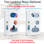 صندوق توقيت لقفل الهاتف الذكي للانضباط الذاتي، lock01 أبيض