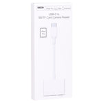 قارئ كاميرا 3 في 1 USB-C / Type-C ذكر إلى SD + TF + USB أنثى، NK103TC