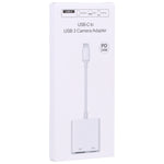 محول كاميرا S-211 2 في 1 USB-C / Type-C ذكر إلى Type-C + USB أنثى، S-211