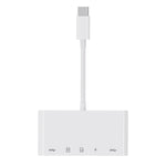 محول 5 في 1 USB-C ذكر إلى SD / TF / 2xUSB / Type-C أنثى، NK1032TC