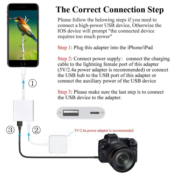 محول كاميرا 2 في 1 8 دبابيس ذكر إلى 8 دبابيس / USB3.0 أنثى