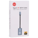محول USB-C / Type-C ذكر إلى HDTV أنثى 4K UHD، TH001 (رمادي)، TH001 (أحمر)