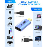 بطاقة التقاط فيديو عالية الدقة Z26A HDMI/F أنثى إلى USB 3.0/M ذكر، Z26A