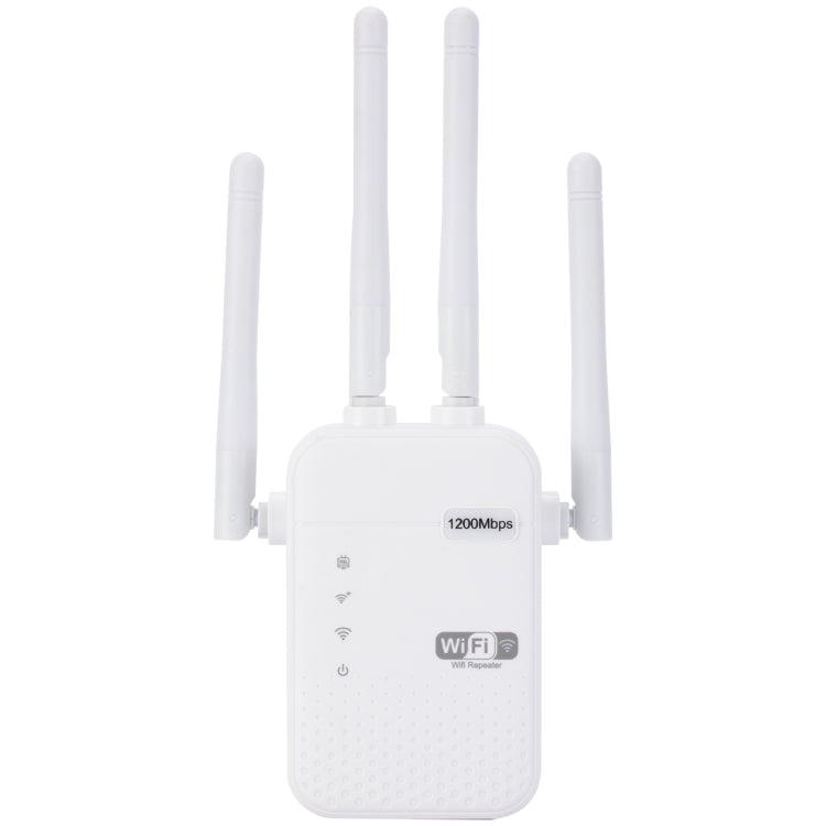 مكرر إشارة واي فاي ثنائي النطاق 2.4G/5G بسرعة 1200Mbps ZX-R08 مضخم إشارة راوتر خارجي WISP، قابس أمريكي، 1200Mbps