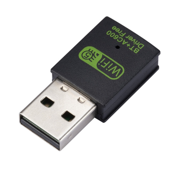 محول شبكة USB 2 في 1 واي فاي وبلوتوث 600M، مستقبل إشارة WiFi، 605