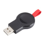 لشاحن مغناطيسي محمول بمنفذ USB لساعات آبل سيريس 2W، منفذ USB