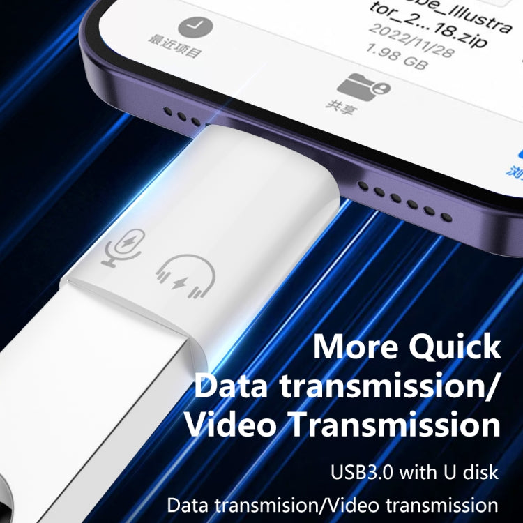 محول OTG من 8 بن إلى USB 3.0، من 8 بن إلى USB 3.0