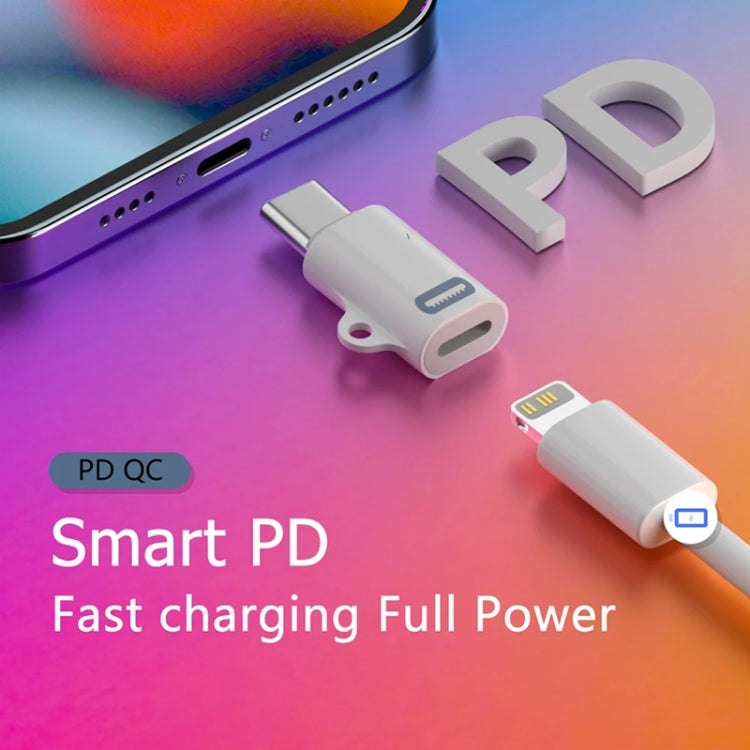 محول 8 دبابيس أنثى إلى USB-C / تايب-سي ذكر الجيل 3، يدعم الشحن السريع PD، الجيل 3