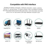 100 قطعة موصل RJ45 محمي Cat5e تمرير مباشر، Cat5e محمي تمرير مباشر