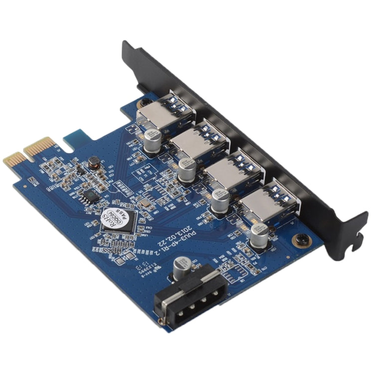 بطاقة PCI Express من ORICO PVU3-4P مع 4 منافذ USB3.0 للكمبيوتر المكتبي، 4 منافذ USB3.0
