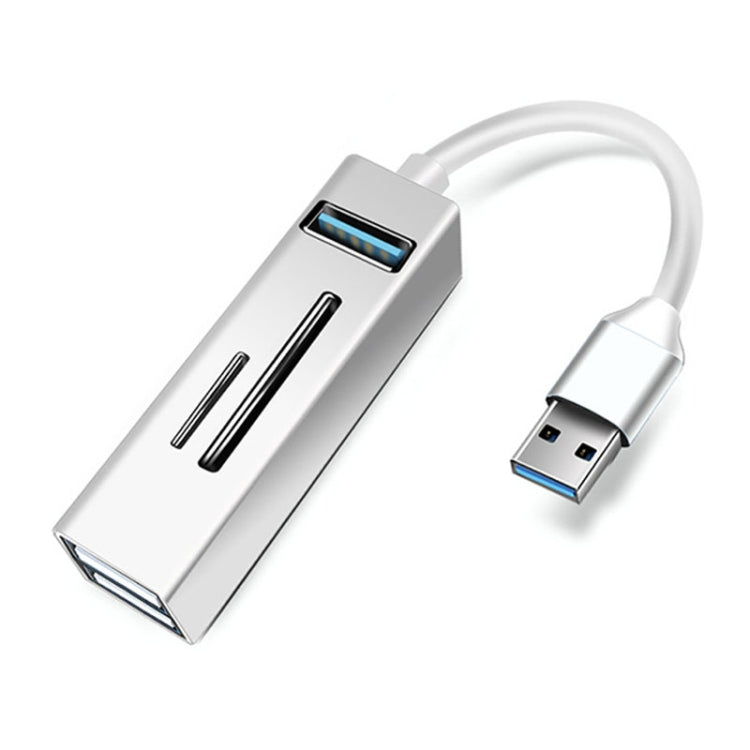 محول موزع USB3.0 5 في 1 15101 إلى 3 منافذ USB + قارئ بطاقات SD / TF، USB3.0
