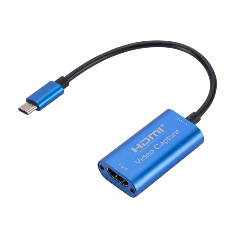 بطاقة التقاط صوت وفيديو USB-C / Type-C ذكر إلى HDMI أنثى، Type-C إلى HDMI