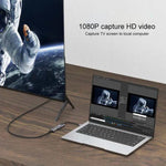 بطاقة التقاط صوت وفيديو USB3.0 ذكر إلى HDMI أنثى، USB3.0 إلى HDMI