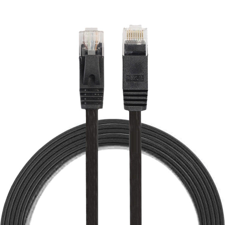 كابل شبكة إيثرنت LAN مسطح فائق النحافة CAT6 بطول 1.8 متر، كابل تصحيح RJ45، الطول: 1.8 متر