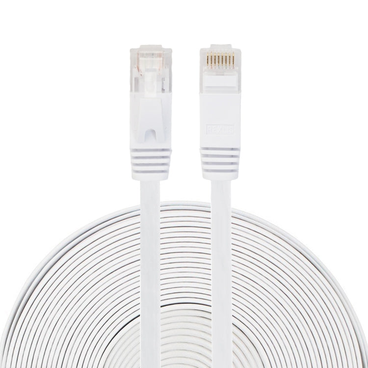 كابل شبكة إيثرنت LAN CAT6 فائق النحافة بطول 15م، كابل تصحيح RJ45، الطول: 15م