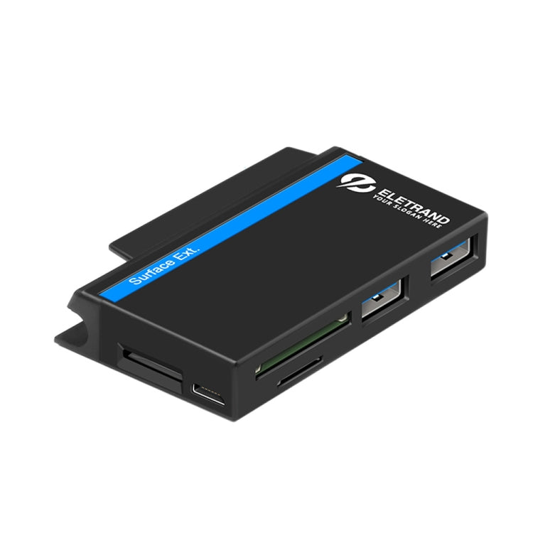 روكيتك RT-SGO737 محور واجهة 2 USB 3.0 + مايكرو USB لمايكروسوفت سيرفيس جو، مع فتحتي بطاقة TF وبطاقة SD، RT-SGO737