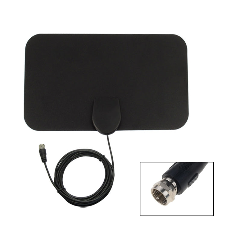 هوائي HDTV داخلي 5dBi/25dBi مع ملصق على الجانبين، VHF170-230/UHF470-862MHz، AN-1001