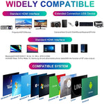 محطة إرساء متعددة الوظائف 6 في 1 USB-C / Type-C إلى USB مع منفذ شبكة 1000M، محول BYL-2210