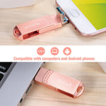 ذاكرة فلاش معدنية Richwell 3 في 1 بسعة 32 جيجابايت Type-C + Micro USB + USB 3.0 مع وظيفة OTG