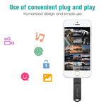 ريتشويل فلاش ديسك معدني 64 جيجابايت Type-C + 8 Pin + USB 3.0 مع وظيفة OTG