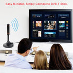 هوائي تلفزيون عالي الكسب 22dBi لتلفزيون DVB-T / موالف تلفزيون USB مع مضخم، معزز HDTV محمول 22dBi DVB-T / USB