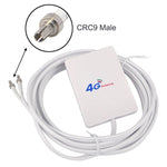 هوائي 4G بقوة 28dBi مع موصل CRC9 ذكر لجهاز راوتر 4G LTE FDD/TDD، CRC9 ذكر