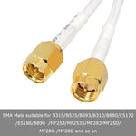 هوائي 4G بقوة 28dBi مع موصل SMA ذكر لجهاز راوتر 4G LTE FDD/TDD، SMA ذكر