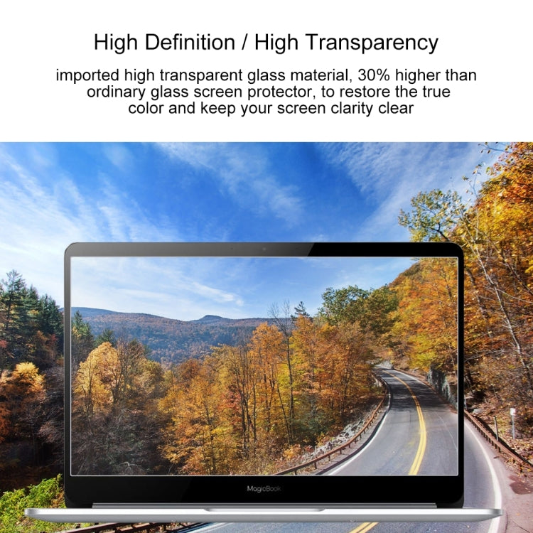 9H Laptop Screen Tempered Glass Protective Film for Huawei Honor MagicBook, For Huawei Honor MagicBook