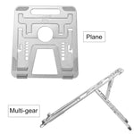 COOLCOLD U2S Portable Foldable Hollow Double Triangle Height Adjustable Aluminum Alloy Bracket for Laptop, COOLCOLD U2S