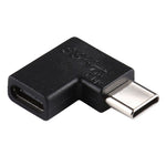محول USB-C / Type-C أنثى إلى ذكر بزاوية 90 درجة، زاوية قائمة أنثى إلى ذكر