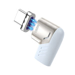 محول شحن مغناطيسي USB-C / Type-C أنثى إلى USB-C / Type-C بزاوية 120 واط PD، X20