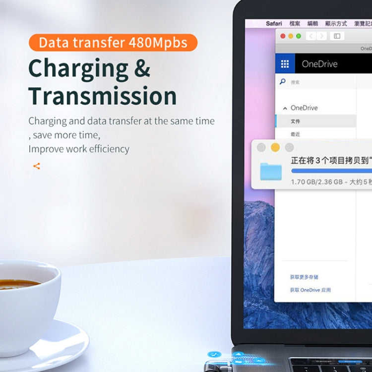 محول شحن مغناطيسي USB-C / Type-C أنثى إلى USB-C / Type-C بزاوية 120 واط PD، X20