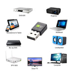 محول واي فاي USB 2.0 ثنائي النطاق 2.4GHz و5GHz بسرعة AC600Mbps، بطاقة شبكة خارجية، AC600Mbps
